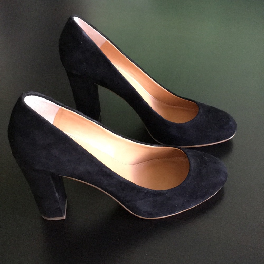 Jcrew suede pumps